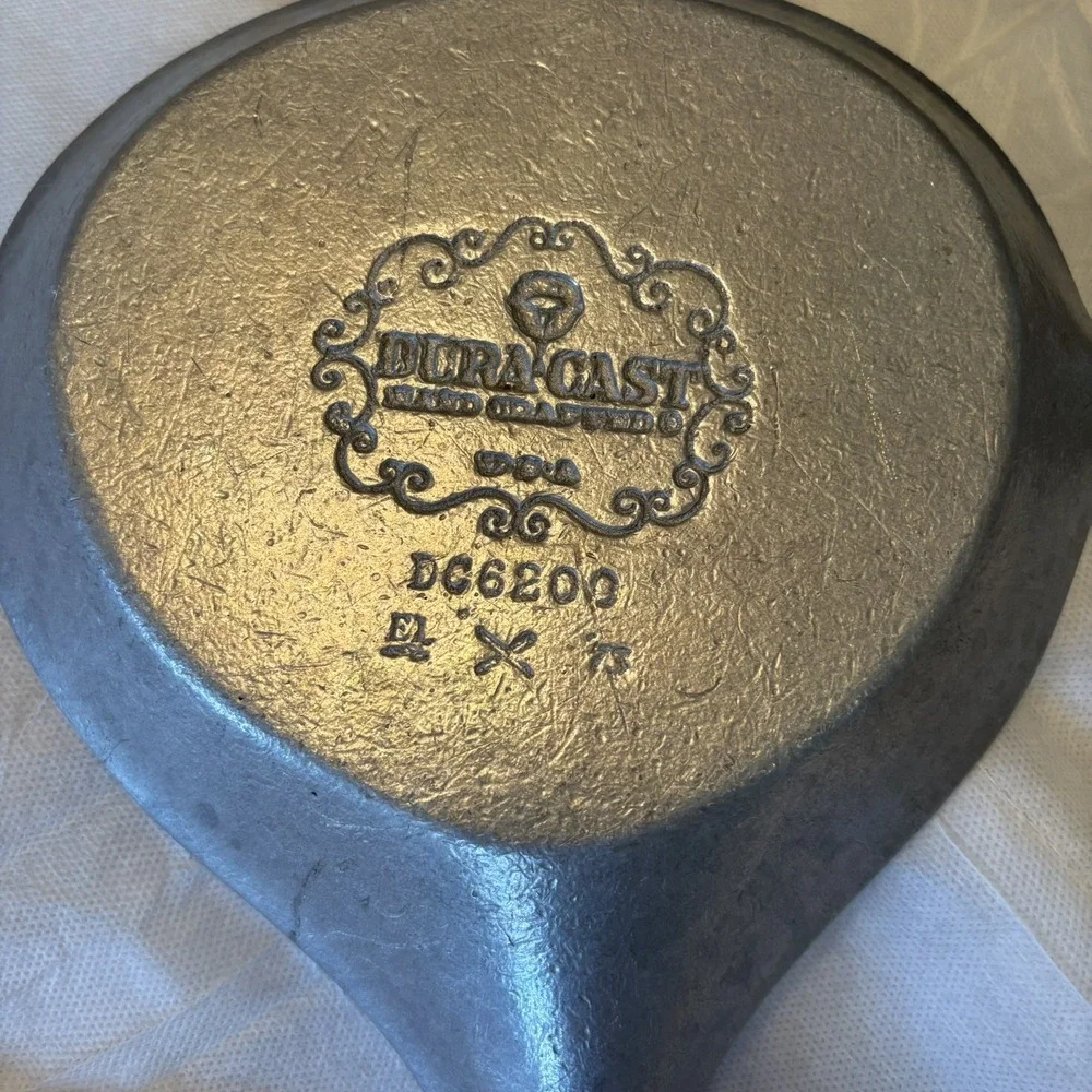 Vintage‎ DuraCast Divided Frying Pan Handcast Aluminum Retro Skillet